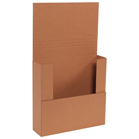 Bsc Preferred 12 x 11-1/2 x 3'' Kraft Easy-Fold Mailers, 50PK BUY00014555